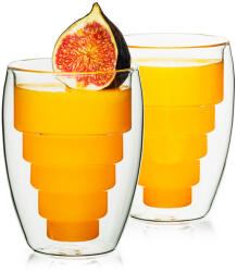 4Home Pahare termo 4Home Pyramide Hot&Cool 250 ml, 2 buc Pahar