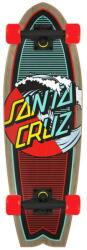 Santa Cruz Classic Wave Splice Shark 27.7" Cruiser - Piros/Szürke