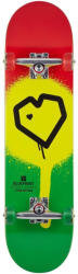 Blueprint Skateboards Spray Heart V2 8" Gördeszka - Rasta