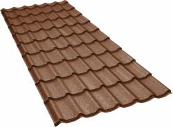 BILKA Tigla metalica BILKA model Clasic Grande Mat Ral 8004 Caramiziu 0.50mm (3969)