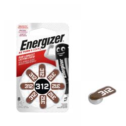 Energizer Baterii Energizer 312 PR41 PR312 Zinc-Aer 1, 4V Pentru Aparate Auditive Set 8 Baterii Baterii de unica folosinta