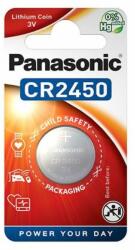 Panasonic Baterie Panasonic CR2450 3V litiu CR2450EL/1B set 1 buc Baterii de unica folosinta