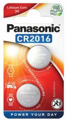 Panasonic Baterie Panasonic CR2016 3V litiu CR-2016L/2BP set 2 buc Baterii de unica folosinta