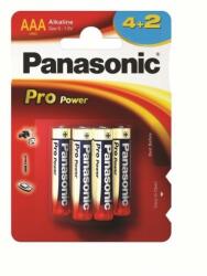 Panasonic Baterie Panasonic Pro Power AAA R3 1, 5V alcalina LR03PPG/6BP set 6 buc Baterii de unica folosinta