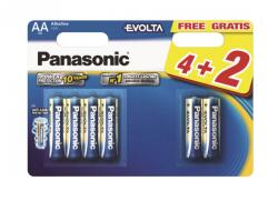 Panasonic Baterie Panasonic Evolta AA R6 1, 5V alcalina LR06EGE/6BP set 6 buc Baterii de unica folosinta
