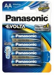 Panasonic Baterie Panasonic Evolta AA R6 1, 5V alcalina LR06EGE/4BP set 4 buc