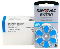 Rayovac Baterii Rayovac Extra 675 PR44 Zinc-Aer 1.45V Pentru Aparate Auditive Set 60 Baterii