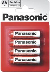 Panasonic Baterie Panasonic AA R6 1, 5V zinc carbon R06RZ/4BP set 4 buc