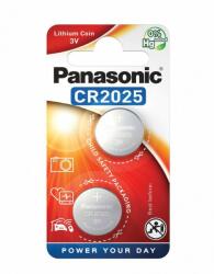 Panasonic Baterie Panasonic CR2025 3V litiu CR-2025L/2BP set 2 buc