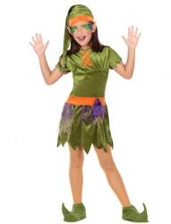 Atosa Costum elf goblin fete - 5 - 7 ani / 128 cm Costum bal mascat copii
