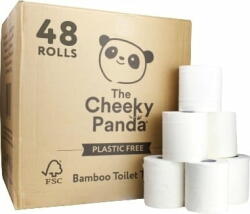 The Cheeky Panda WC-papír - nagy kiszerelés - 48 tekercs x 200 lap