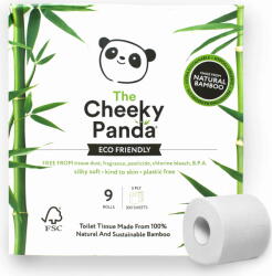 The Cheeky Panda WC-papír - 9 tekercs - 9 tekercs x 200 lap