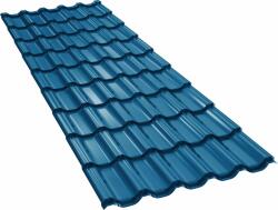 BILKA Tigla metalica BILKA model Gotic Lucios Ral 5010 Albastru 0.45mm (4107)