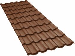 BILKA Tigla metalica BILKA model Gotic Grande Mat Ral 8004 Caramiziu 0.50mm (4198)