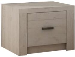 Mobikon Noptiera cu sertar din mdf maro frasin Infinity 45x42x55 cm (0000149939)