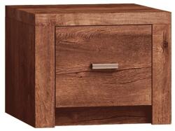 Mobikon Noptiera din mdf maro frasin Infinity 45x42x55 cm (0000149940)