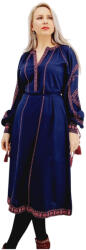 Ie traditionala Rochie Traditionala Lunga cu broderie indigo Matilda