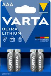 VARTA Elem AAA 4db Ultra lithium mikro (6103301404) - akkubox
