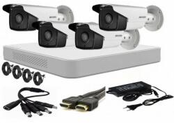 Hikvision Sistem supraveghere video Hikvision 4 camere 2MP FULLHD 1080p IR 40m + accesorii instalare (201901014404) - rovision