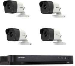 Hikvision Kit supraveghere 4 camere exterior FULL HD Hikvision 40m infrarosu si DVR 4 canale Hikvision (201801014871) - rovision