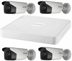 Hikvision Sistem supraveghere video Hikvision 4 camere de exterior 5MP Turbo HD 2 cu IR80M si 2 cu IR40M DVR 4 canale (201901014173) - rovision