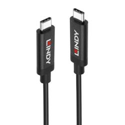 Lindy Cablu activ USB 3.1 Gen2 8K60Hz/4K120Hz 100W T-T 3m Negru, Lindy L43348 (L43348)