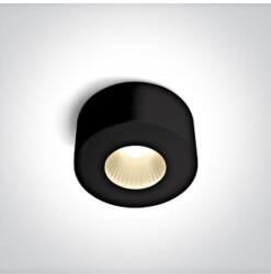 Schrack Disk LED 7W 500lm 3000K 40° 220-240V IP20 negru (LID15907)