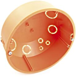 Schrack Doză legătură Ø 120 mm, portocalie cu capac alb, clorfree (GTDHWAD120)
