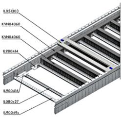 Schrack Canal cablu 40x60mm (LxA), fără pb, RAL7030 (KVN04060)