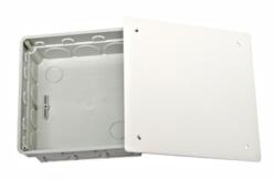 Schrack Doză legături preştanţată, ST, 165x165x50mm, gri, capac alb (GTDW142-)