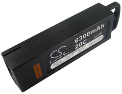 utángyártott Yuneec Q500 Li-Polymer 6300mAh 11.1V utángyártott drón akkumulátor (800112274)