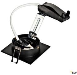 SLV NEW TRIA I GU10 downlight, pătrat, negru mat, max. 50W (LI113491)