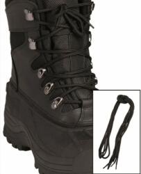 Mil-Tec Șireturi pentru pantofi Mil-Tec Pe, negru 140cm
