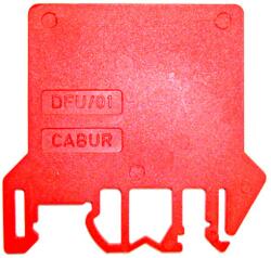 Schrack Placă de separare circuite DFU1, roşu, pentru CBD. 2 (IK108001)