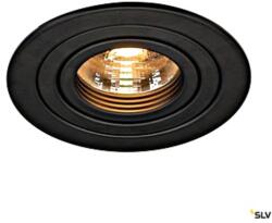 SLV NEW TRIA GU10 circular Downlight, negru mat, max. 50W (LI113490)