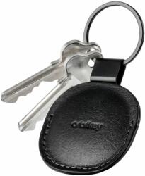 Orbitkey Bőr tartó az Airtag Orbitkey-hez kulcskarikával - Black
