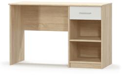 Mobikon Birou PC din mdf alb stejar sonoma Teyo 120x54x77 cm (0000237193)