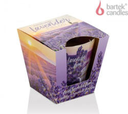Bartek Candles Lavender Fields poharas illatgyertya 115g