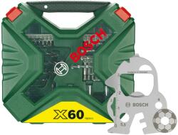 Bosch SET DE ACCESORII X-Line 60+KEY TOOL - Cod producator : 2607017596 - Cod EAN : 4059952553016 - 2607017596 (2607017596) Burghiu