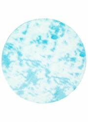 Chemex Szőnyeg Selyem Puha, Vastag, Bozontos Kör Mr-582 Dyed Kék 160x160 cm