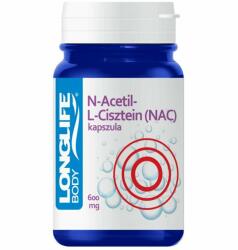 Longlife N-Acetil-L-Cisztein (NAC) immunrendszer erősítő kapszula 60 db