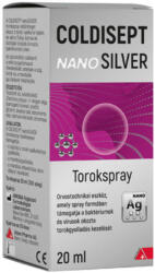  Coldisept NanoSilver torokspray (20ml) - csillagpatikak