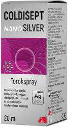  Coldisept NanoSilver torokspray 20ml (20ml)