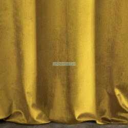 Samanta bársony sötétítő függöny Mustársárga 140x250 cm