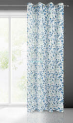  Rosali mintás dekor függöny Fehér/kék 140x250 cm
