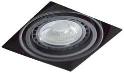 AZzardo Nova beépíthető lámpa, fekete, GU10, 1x50W, AZ-2872 (AZ-2872)