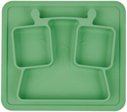 Badabulle tányér tapadós aljú háromrekeszes B005215 - babycenter-online