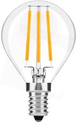 Avide led izzó filament globe mini 4w e14 360° 380 lumen ww2700k