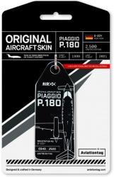 Aviationtag AirGO - Piaggio P. 180 Avanti - D-IZZY Black