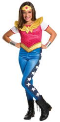 Rubies Rubies: Costum DC Wonder Woman - mărime M pentru copii de 7-9 ani (620743M) Costum bal mascat copii